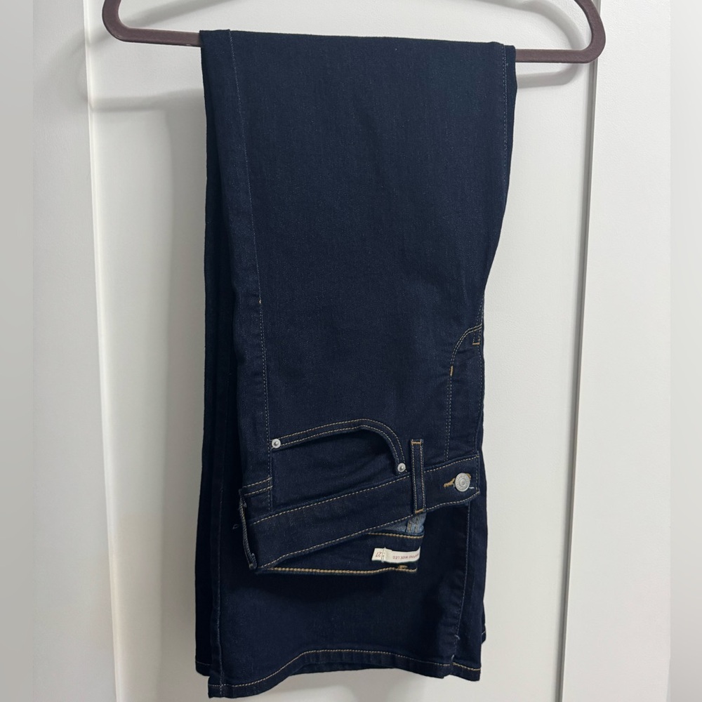 Levi's Navy Wide-Leg Jeans